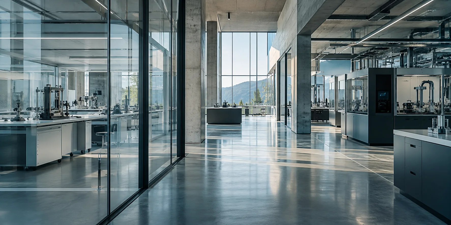 Modern research and industrial facility